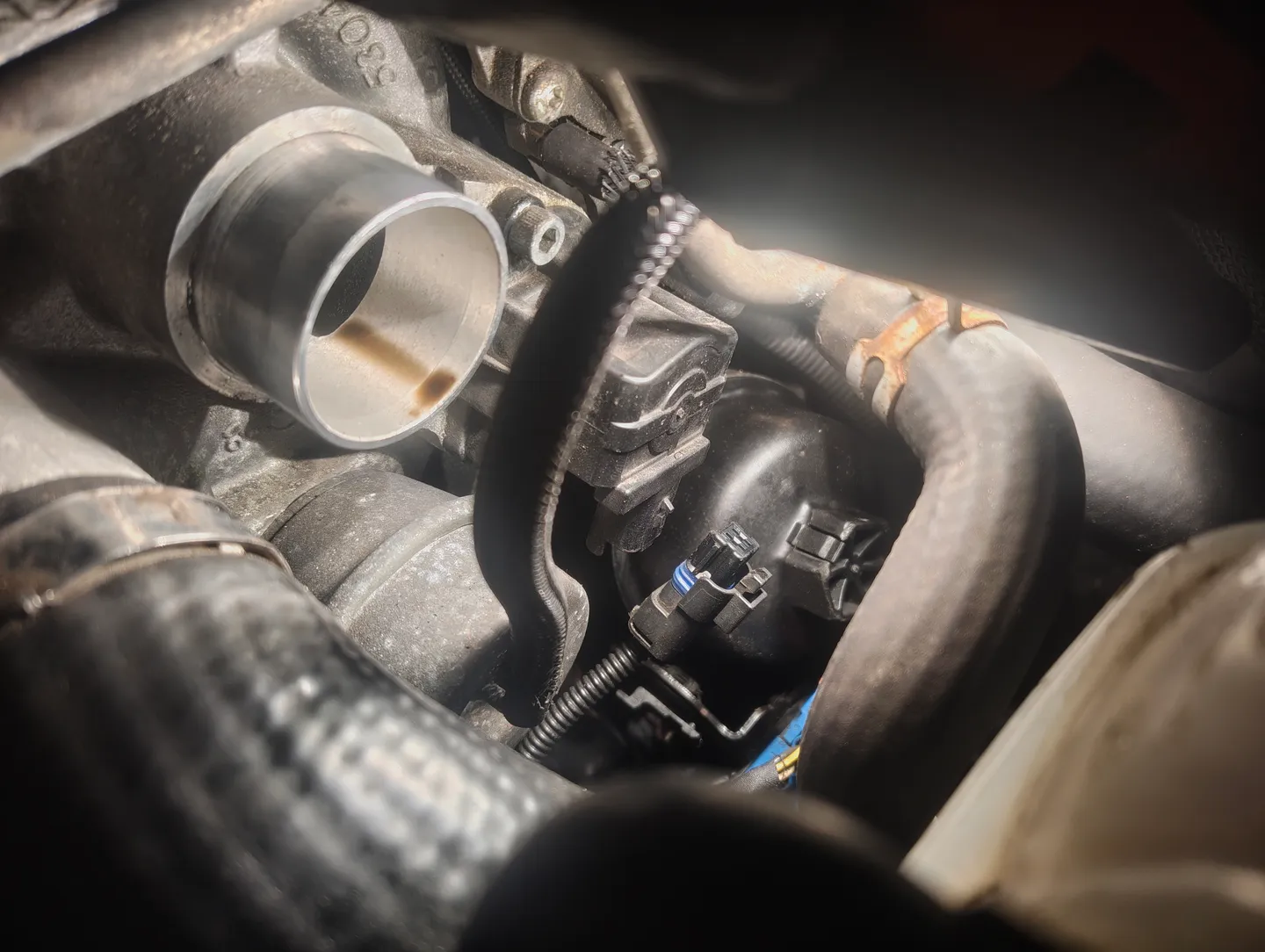 Diverter valve connecter unplugged