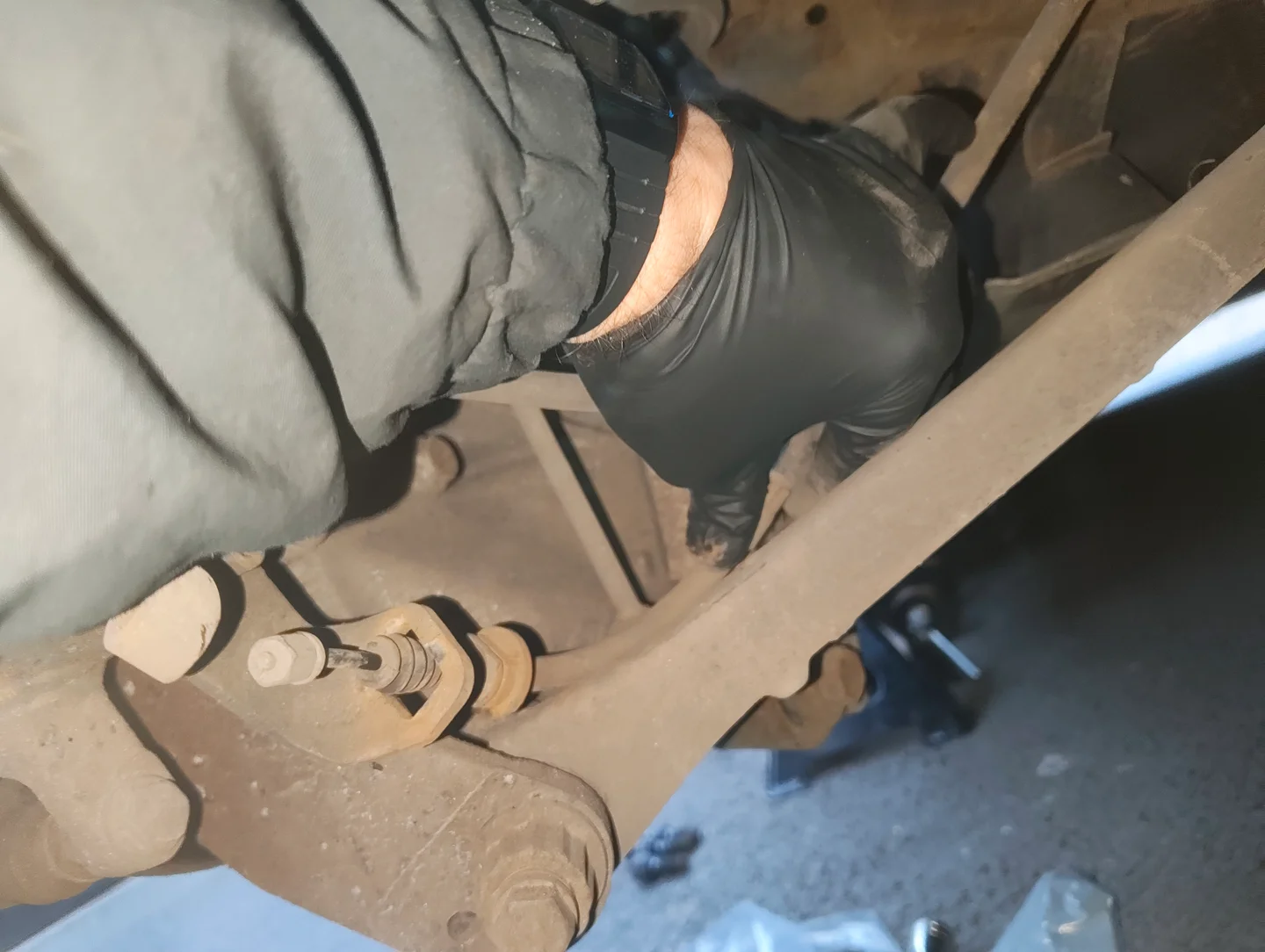 Pull through handbrake cable