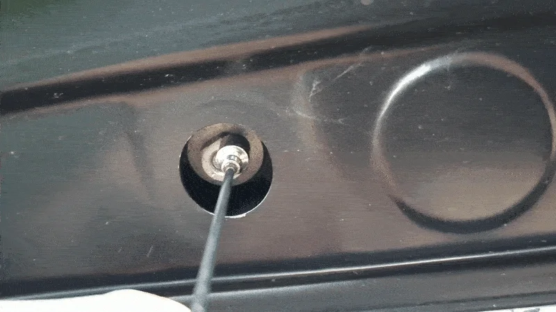 Telescopic magnet pick up retrieving nut