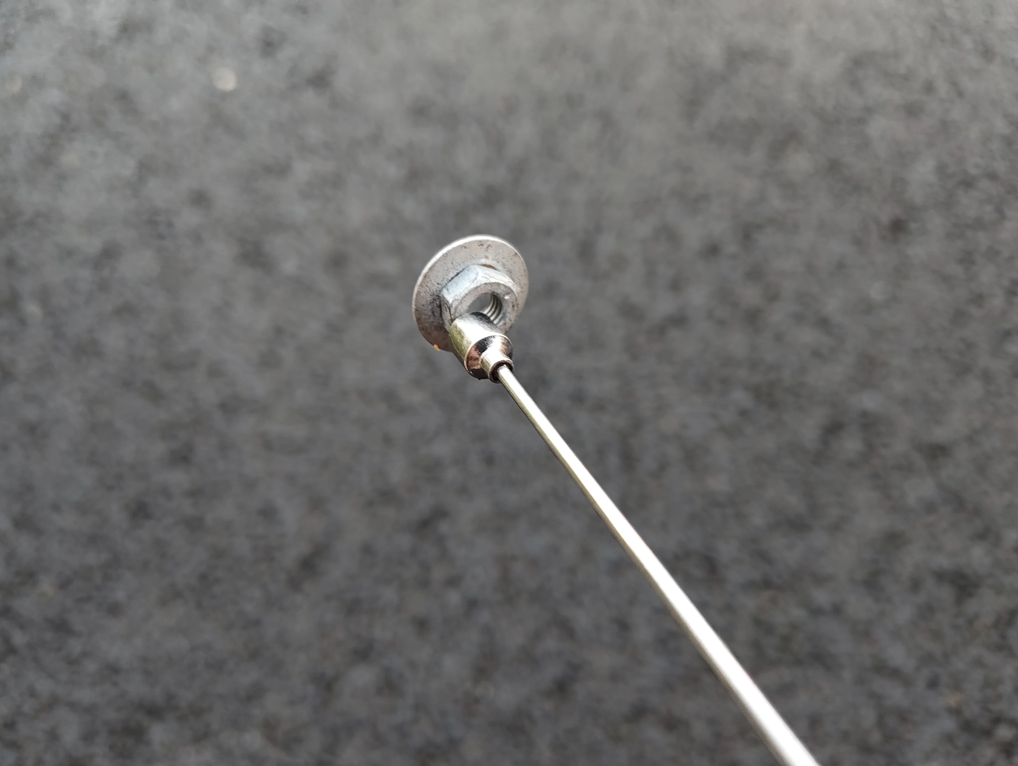 Telescopic magnet tool with nut attached